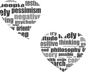 vector Social media love concept in word tag cloud of think bubble