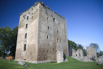 Fototapeta na wymiar Spynie Palace - Burgruine in Schottland, Elgin