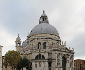 Fototapeta na wymiar Famous Basilica di Santa Maria della Salute in Venice, Italy