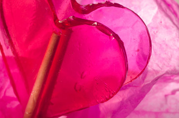 heart shaped lollipops