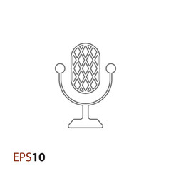 Microphone icon for web and mobile