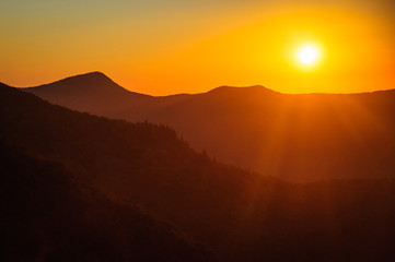 Fototapeta na wymiar Blue Ridge Parkway