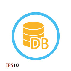 Data base icon for web and mobile