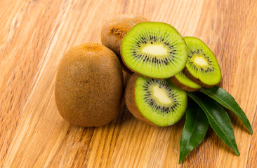 Kiwi slices for background