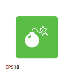 Bomb icon for web and mobile