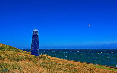 Samphire Hoe Tower at the White Cliffs of Dover