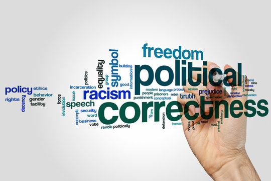 Political Correctness Word Cloud Concept