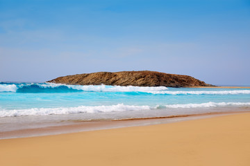 Fototapeta na wymiar Cofete Fuerteventura beach at Canary Islands