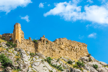 Fototapeta na wymiar Kahta Castle, Adiyaman, Turkey. This was the fortress of the kings of Commagene