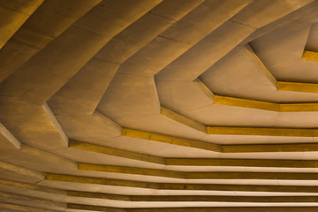 Ceiling of the Sancaklar Mosque, the underground mosque, Buyukçekmece, Istanbul, Turkey