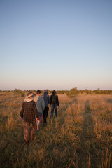 Walking through the veld