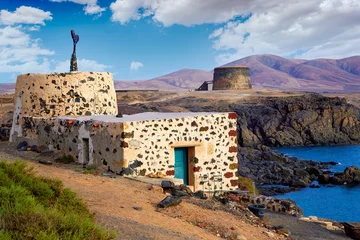 Fototapete Rund El Cotillo Fuerteventura at Canary Islands © lunamarina