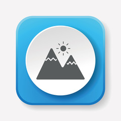 Obraz premium mountain icon
