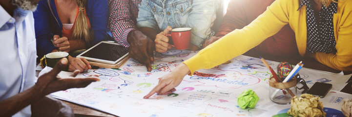 Teamwork Meeting Brainstorming Social Communication Concept