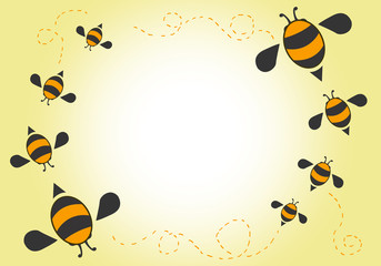 bees hive background 2