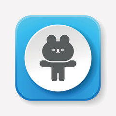 rabbit doll icon