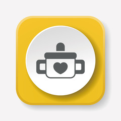 Obraz premium baby cup icon