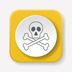 halloween skull icon