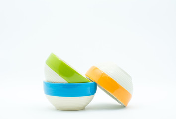 Colorful ceramic bowl