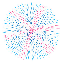 Vector blue and pink  line abstract background