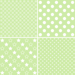 Vector set of 4 background patterns