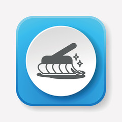 cleaning brush icon