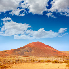 Fototapeta na wymiar Lajares La Caldera mountain Fuerteventura