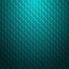 Cyan geometric seamless pattern