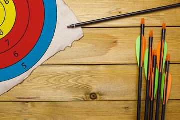 Set of arrows for the sports of archery