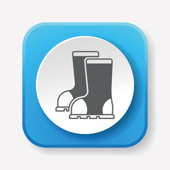 Rain boots icon