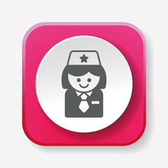 flight attendant icon