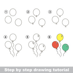  How to draw a Balloons