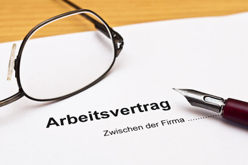 Arbeitsvertrag und F&uuml;ller