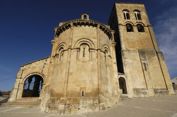 Fototapeta na wymiar Church of El Salvador, Sepulveda. Segovia province, Castilla-Leo