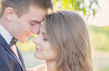 Fototapeta premium beautiful young couple outdoor