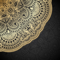 Vector gold ornament.