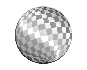 Silver Light Disco Ball