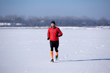 Winter running, Winter jogging, outdoor winter  activities
