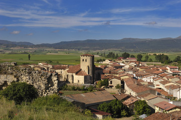 Fototapeta na wymiar Santa Gadea del Cid in Burgos province, Castilla-Leon, Spain