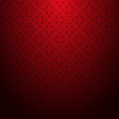 Red geometric pattern