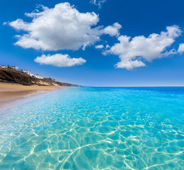 Fototapeta na wymiar Morro Jable beach Fuerteventura Canary Islands
