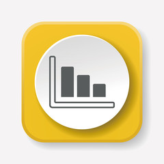 Fototapeta premium Information chart icon