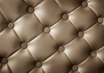 Naklejka na ściany i meble Genuine leather upholstery background for a luxury decoration in