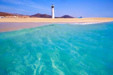 Rolgordijnen Morro Jable Matorral beach Jandia in Fuerteventura © lunamarina