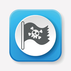 pirate flag icon