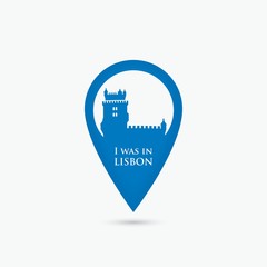 Lisbon location pin