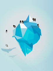 Iceberg Concept Illustration