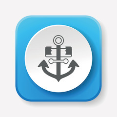 Obraz premium Anchor icon