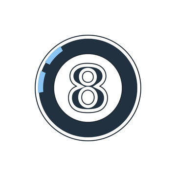 icon bilyard ball