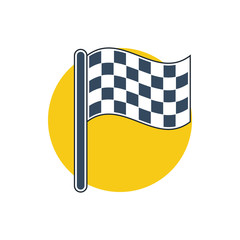 icon finish flags